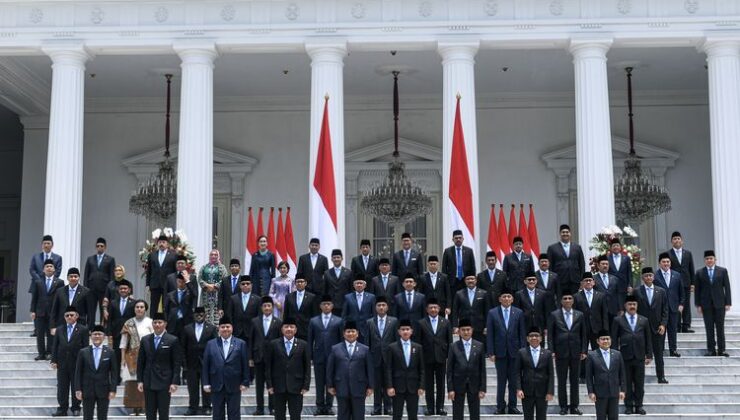 Jajaran 112 Pejabat Kabinet Merah Putih yang Dilantik Prabowo